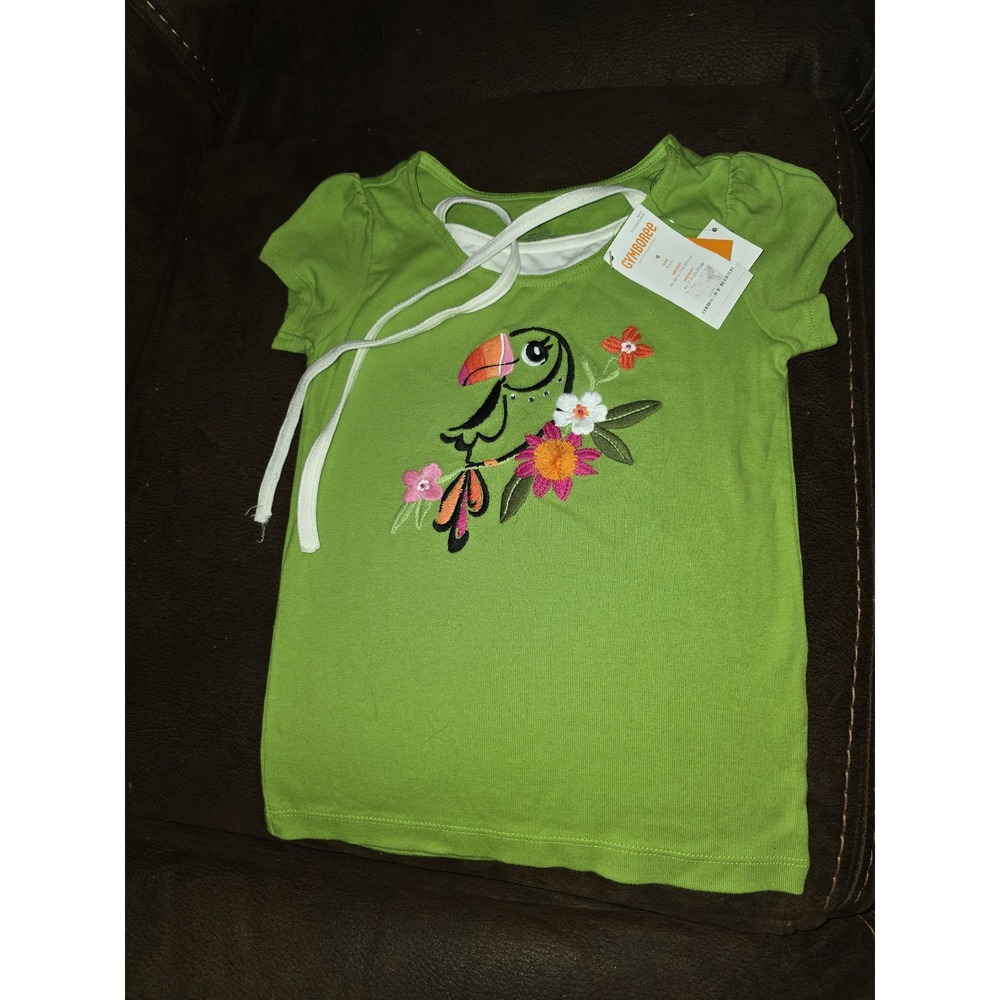 Gymboree wild for zebra parrot top size‎ 6 nwt